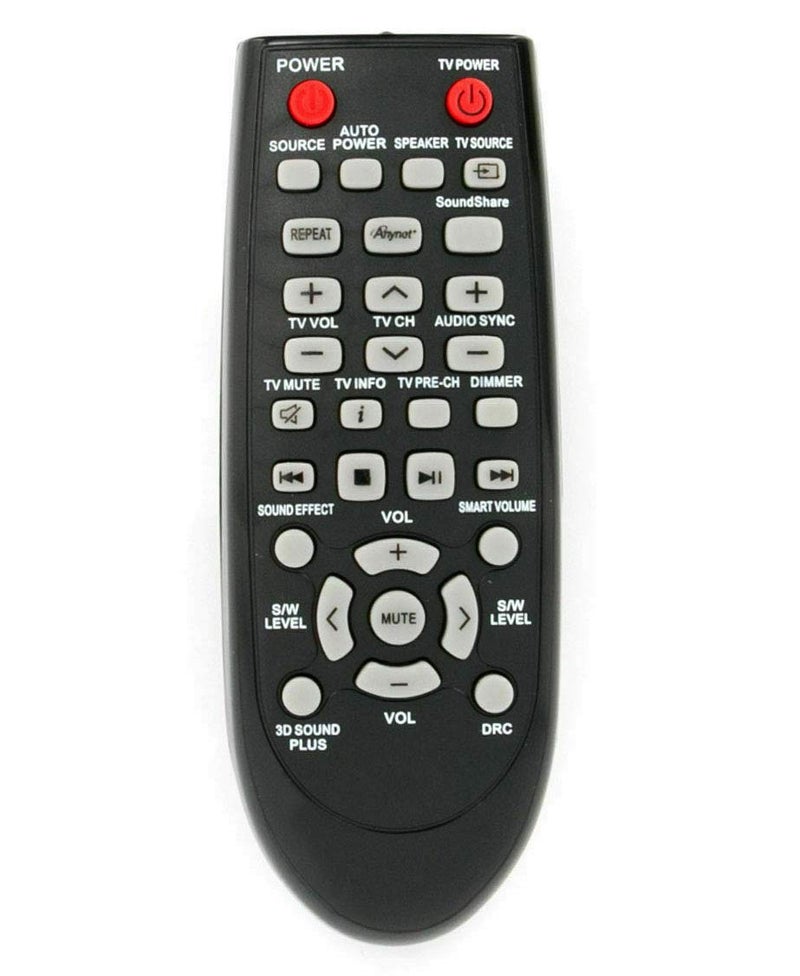 JustFine Replaced Remote Control Compatible for Samsung HW-450 AH59-02547B HW-D450/ZA HW-D450/ZC HW-D551 HW-D570/ZF HW-E450ZA HW-F355 HW-F750/ZAZZ01 Home Theater Sound Bar System - Image 1